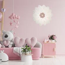 Load image into Gallery viewer, Padma Lotus Flower Macrame & Shell Wall Hanging