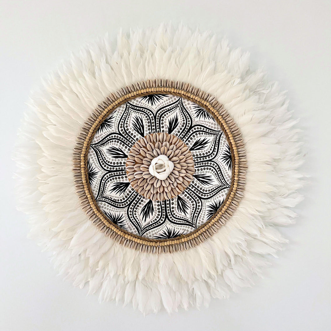 Zali Feather, Mandala & Shell Wall Hanging