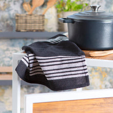 Load image into Gallery viewer, Nicola Spring Turkish Cotton Tea Towel - 60 x 40cm: Grey Stripe
