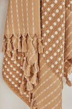 Load image into Gallery viewer, Saardé Chickpea Cotton Hand Towel - Nutmeg/Natural
