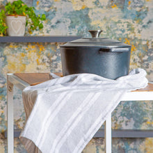 Load image into Gallery viewer, Nicola Spring Turkish Cotton Tea Towel - 60 x 40cm: Grey Stripe
