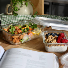 Load image into Gallery viewer, 10pc Glass Food Storage Container Set with Lids
