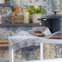 Load image into Gallery viewer, Nicola Spring Turkish Cotton Tea Towel - 60 x 40cm: Grey Stripe
